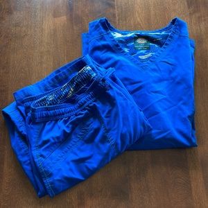 Dickies blue scrub set